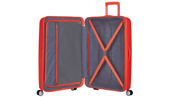 Innenorganisation mit zusätzlicher Reißverschlusstasche.