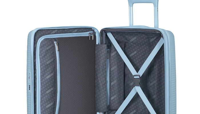 Innenorganisation mit zusätzlicher Reißverschlusstasche.