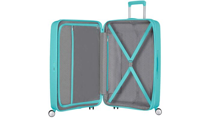 Innenorganisation mit zusätzlicher Reißverschlusstasche.