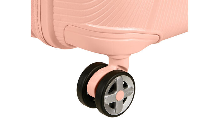 Shock absorbing double wheels