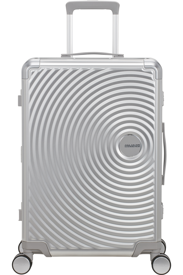 American Tourister Soundbox Alu Spinner TSA 68cm  Silver