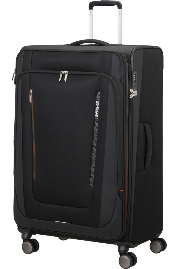 American Tourister Wanderlite Spinner EXP TSA L  Shadow Black