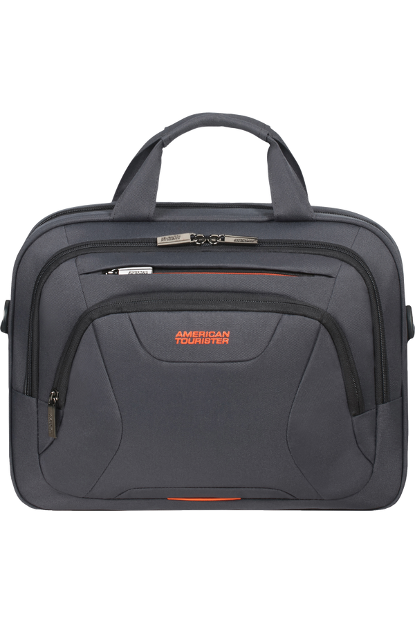 American Tourister At Work Laptop Bag  13.3-14.1inch Grey/Orange