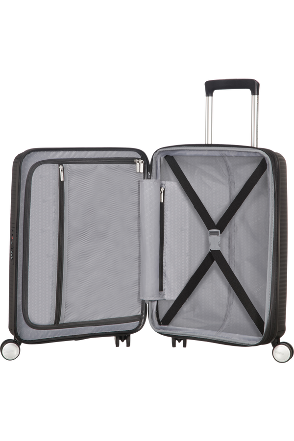 American Tourister Soundbox Spinner erweiterbar 55cm Bass Black