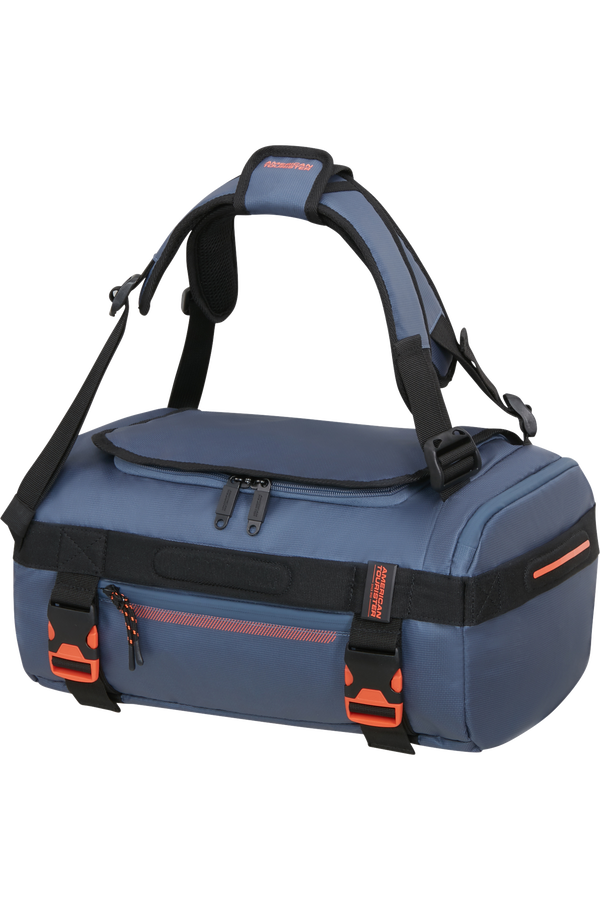 American Tourister Urban Track Duffle/Backpack Coated S  Navy/Orange