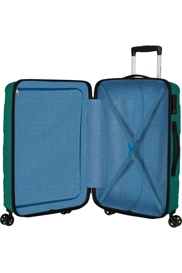 Jetdriver 3.0 67cm Trolley mit 4 Rollen | American Tourister Jetdriver 3.0 Spinner 67/24 TSA 67cm  Sporty Teal