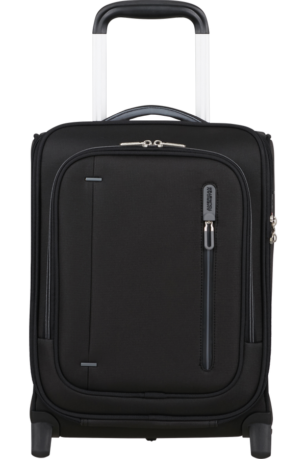 Cloudrider S/M Upright (2 wheels) | American Tourister Cloudrider Upright Underseater Tsa  Jet Black