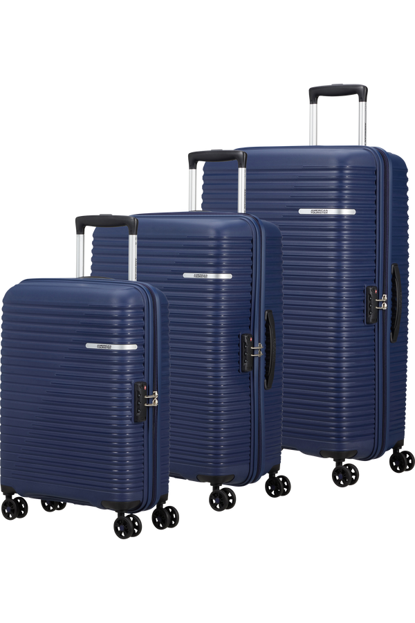American Tourister Liftoff 3 PC SET A  Midnight Blue