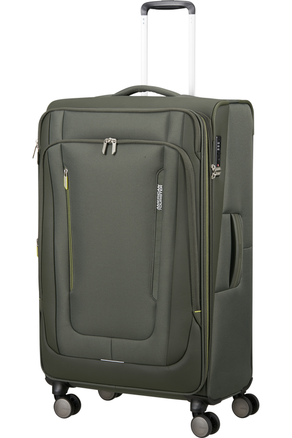 American Tourister Wanderlite Spinner EXP TSA L  Dark Khaki