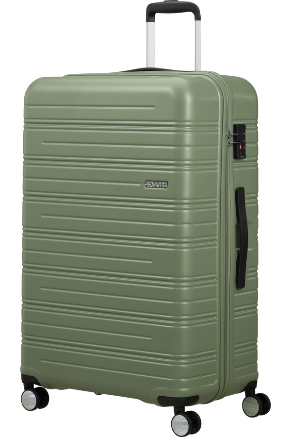 American Tourister High Turn SPINNER 77/28 TSA 77cm  Matt Sage Khaki