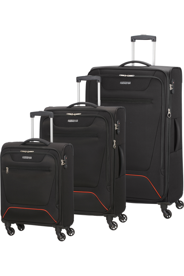 American Tourister Hyperbreez 3 pc Set A  Schwarz