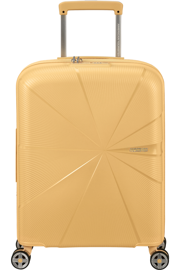 American Tourister StarVibe Spinner Expandable TSA 55cm  Metallic Banana