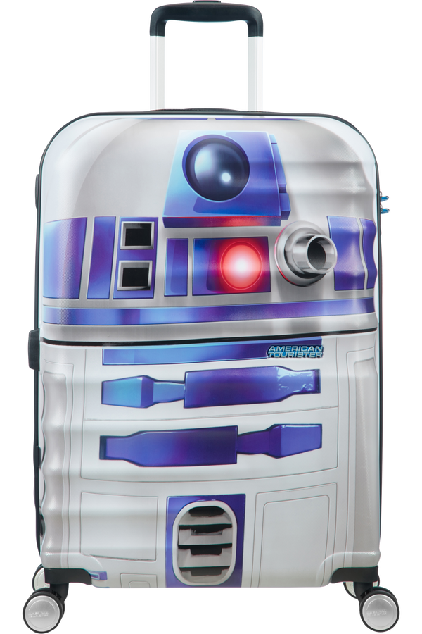 American Tourister Wavebreaker Disney 4-wheel 67cm medium Spinner suitcase Star Wars R2-D2