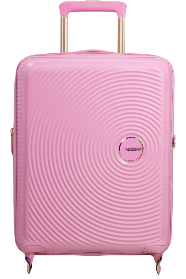 American Tourister Soundbox Spinner TSA Expandable 55cm  Pearl Pink/Gold