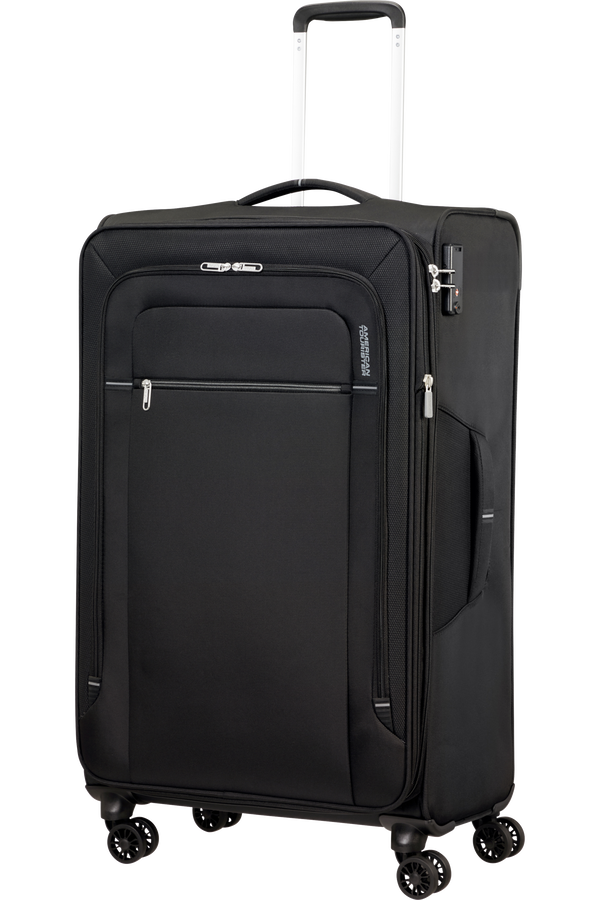 American Tourister Crosstrack Spinner Expandable 79cm  Black/Grey