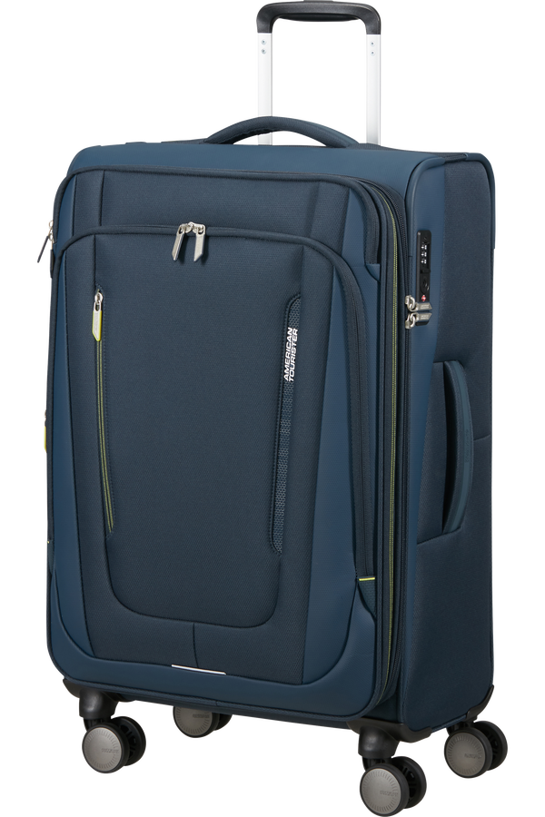 American Tourister Wanderlite Spinner EXP TSA M  Dark Navy