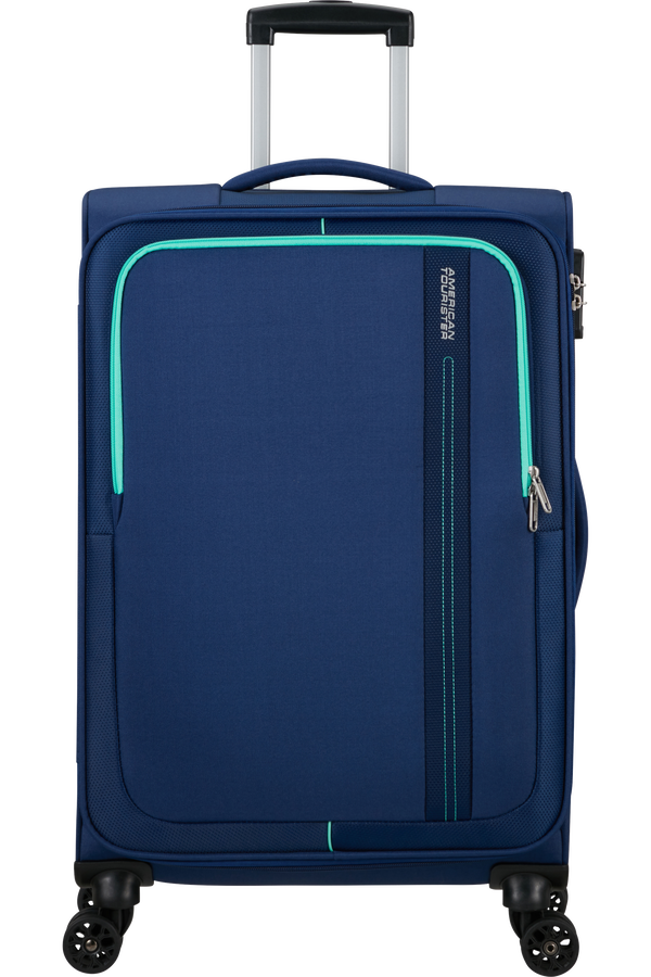 American Tourister Sea Seeker Spinner 68/25 Tsa 68cm  Combat Navy