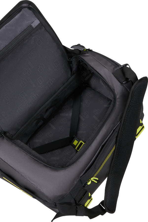 American Tourister Urban Track Duffle/Backpack Coated M  Black/Lime