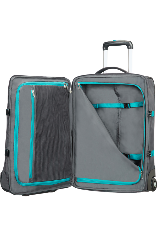 American Tourister Road Quest Reisetasche mit Rollen 55X40X20cm  Grey/Turquoise