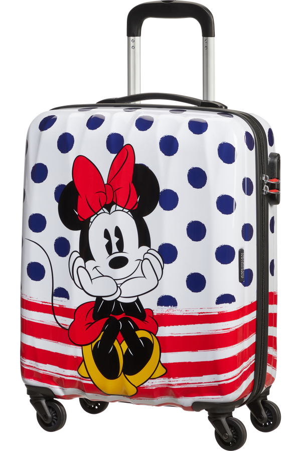 American Tourister Disney Legends Spinner 55cm  Minnie Blue Dots
