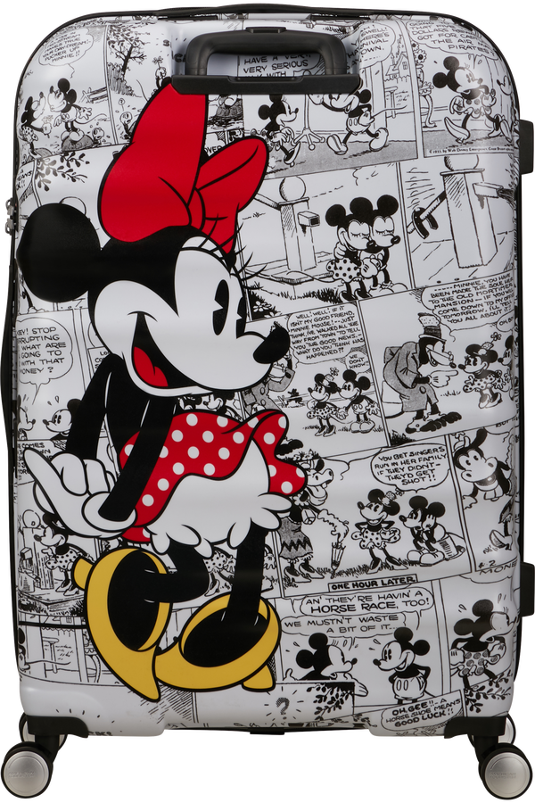 American Tourister Disney Wavebreaker Spinner TSA Disney Fl 77cm  Minnie Comics White
