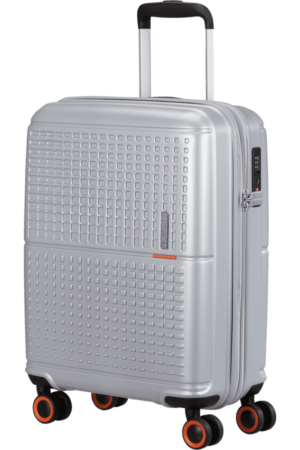 American Tourister Geopop Spinner 55/20 Tsa. 55cm  Argent Métallique