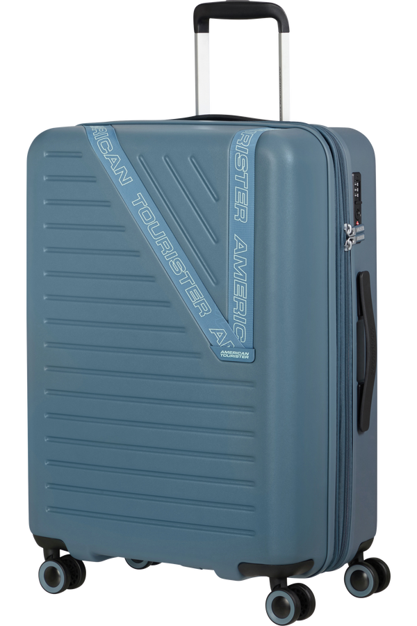 American Tourister Dynabelt Spinner EXP TSA 66cm  Rainstorm Blue