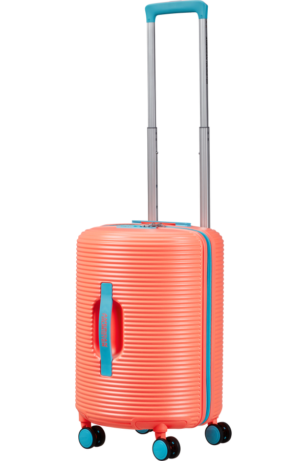 American Tourister Rollio Spinner 52cm  Coral/Blue