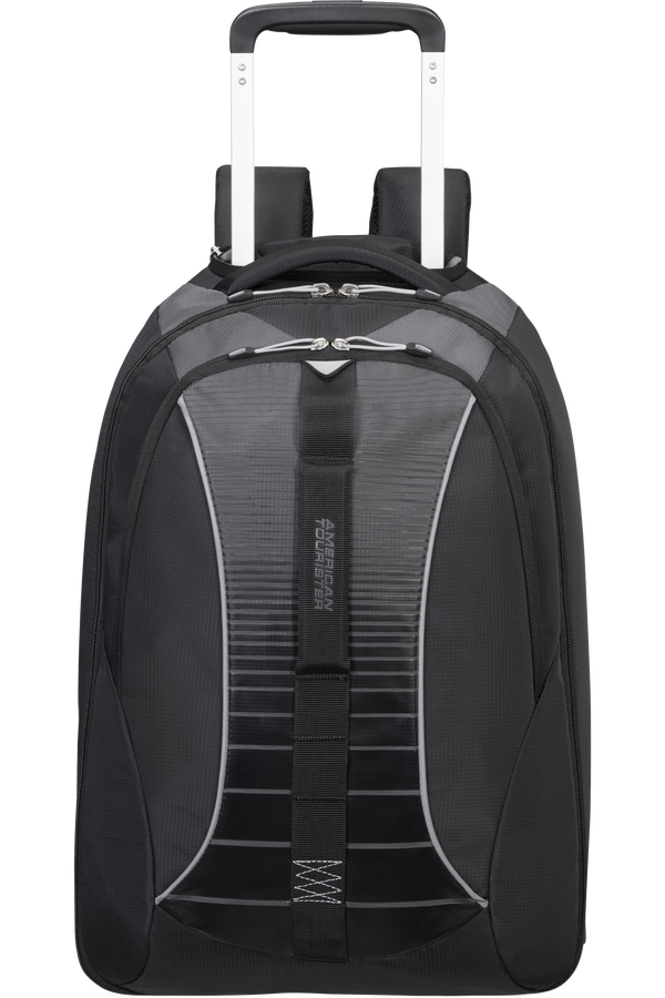 American Tourister Fast Route Laptop Backpack with Wheels Sporty 15.6'  Black/Grey