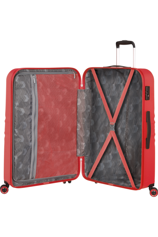 American Tourister Wavetwister Spinner TSA 77cm  Vivid Red