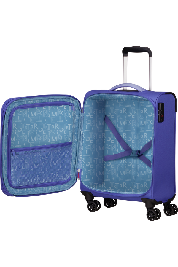 American Tourister Pulsonic Spinner Expandable 55cm  Soft Lilac