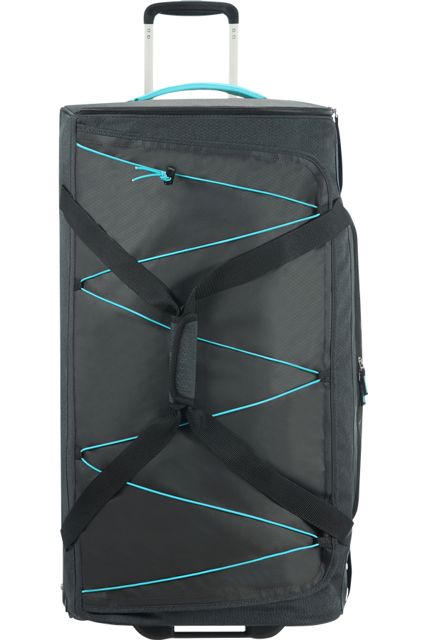 American Tourister Road Quest Duffle with Wheels L  Graphite/Turquoise