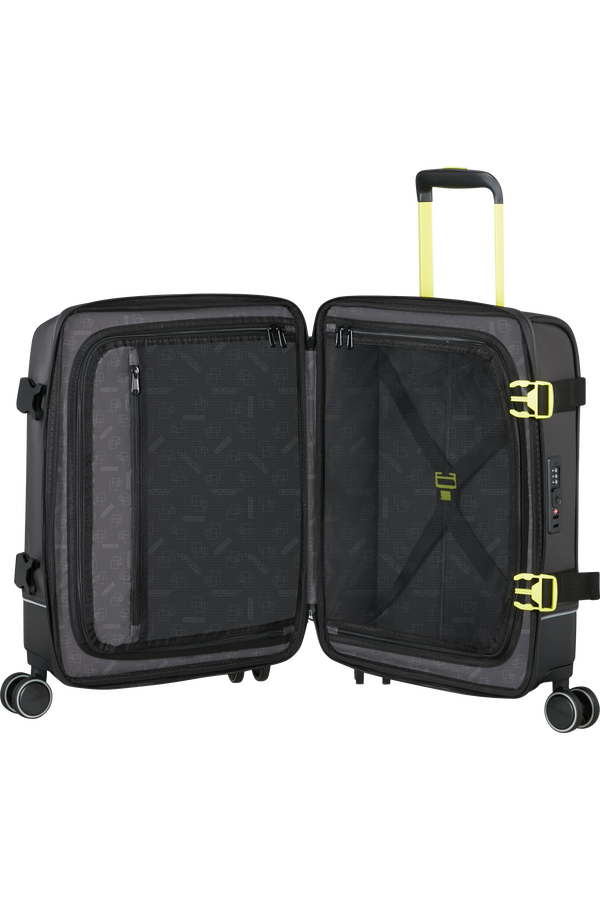 American Tourister Urban Track Spinner S TSA Coated 55cm  Black/Lime