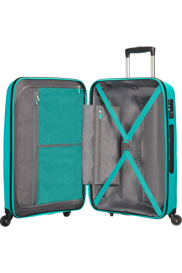 American Tourister Bon Air 4-wheel 75cm large Spinner suitcase Deep Turquoise