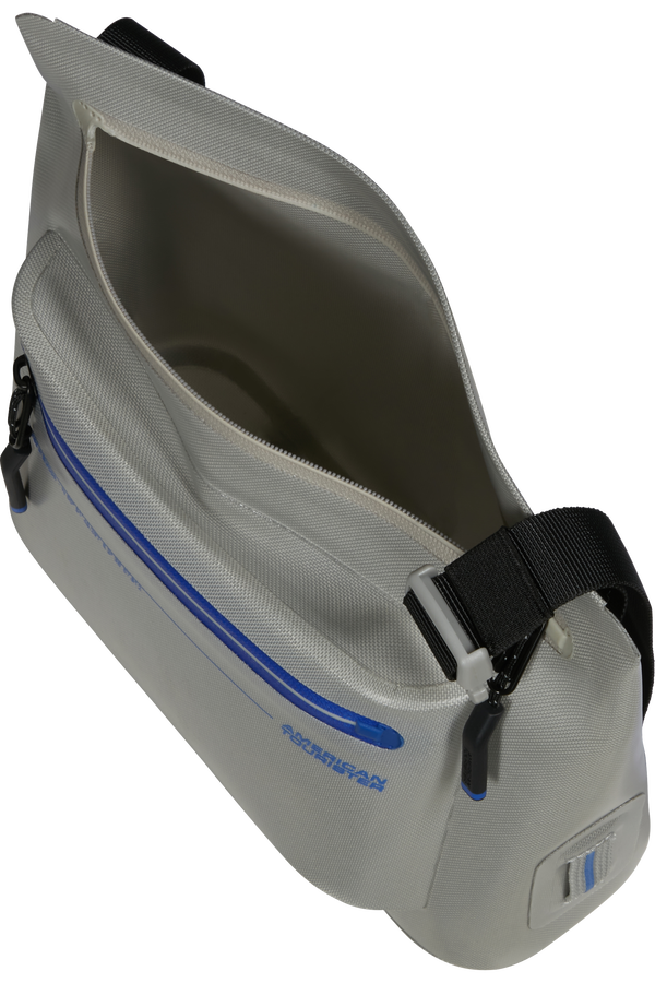 Colourdry M Schultertasche | American Tourister Colourdry Shoulder Bag M  Glacial Silver