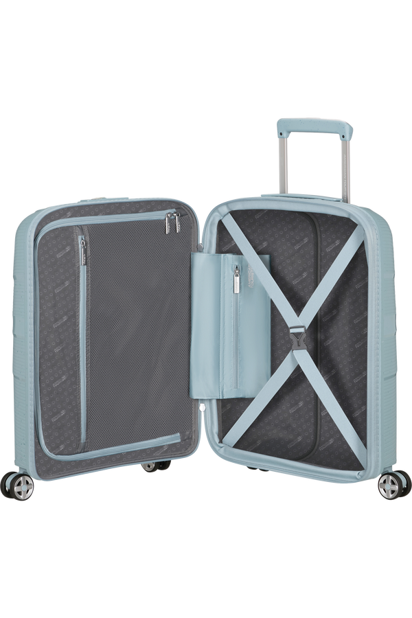 American Tourister StarVibe Spinner Expandable TSA LTD 55cm  Azzurro Speckles