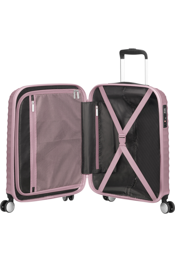 American Tourister Jetglam Spinner 55cm  Metallic Pink