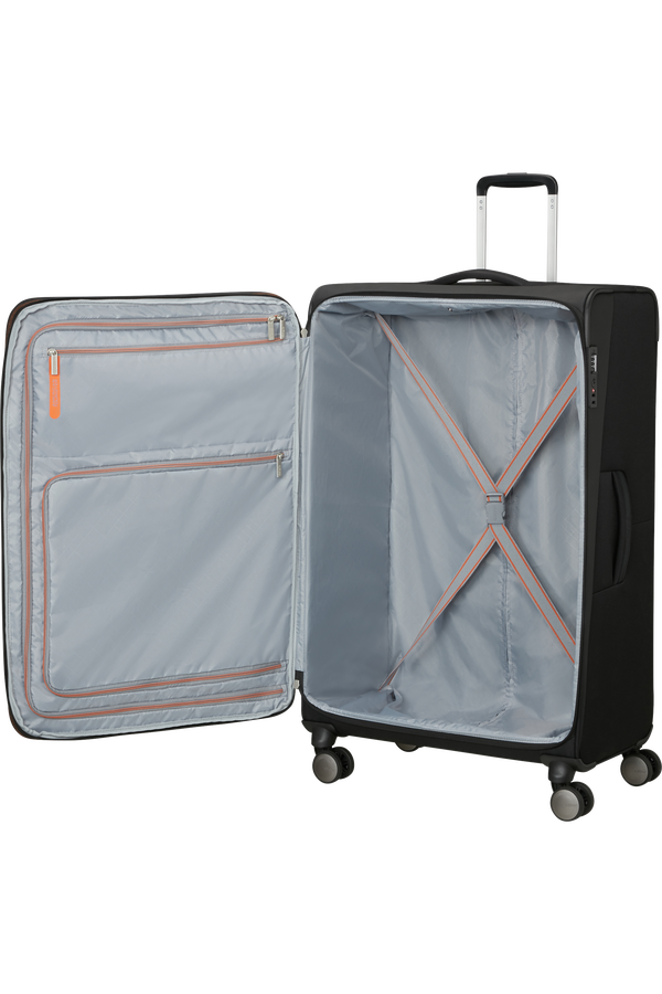 American Tourister Wanderlite Spinner EXP TSA L  Shadow Black