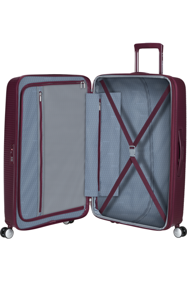 American Tourister SoundBox Spinner TSA Expandable 77cm  Wild Cherry