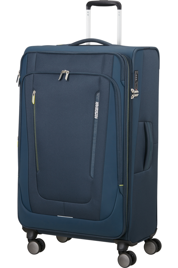 American Tourister Wanderlite Spinner EXP TSA L  Dark Navy