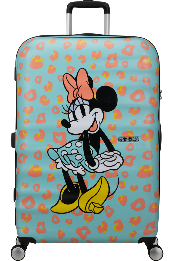 American Tourister Disney Wavebreaker Spinner TSA Disney Fl 77cm  Minnie Pastel Dots