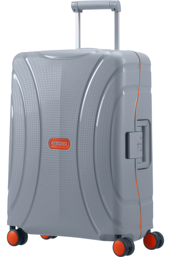 American Tourister Lock'n'Roll 4-wheel cabin baggage Spinner suitcase 55x40x20cm Volt Grey