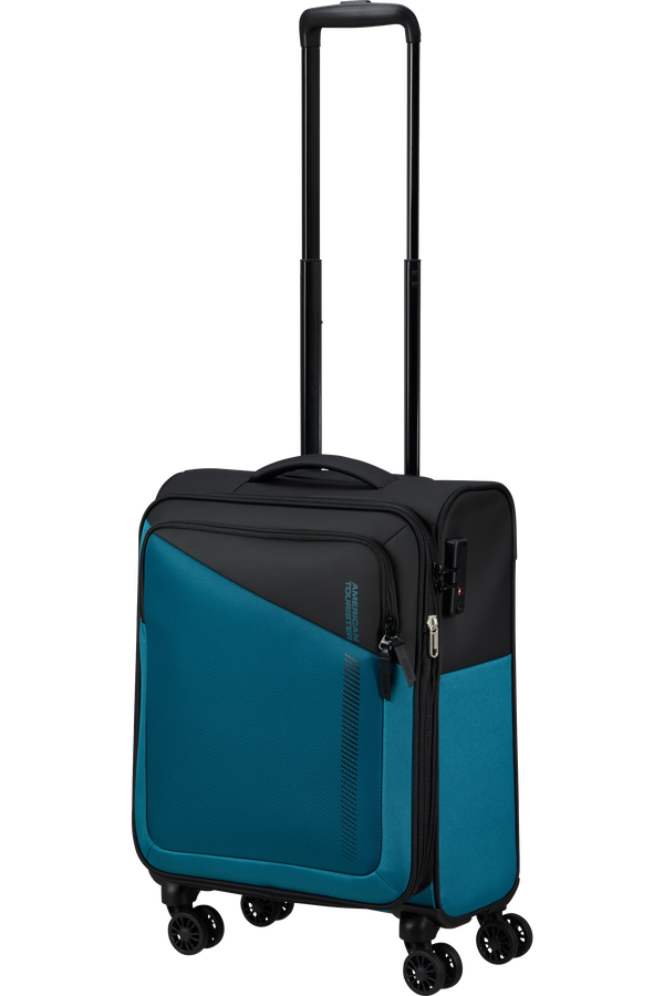 American Tourister Daring Dash Spinner Expandable TSA S  Black/Blue