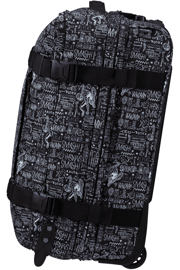 American Tourister Urban Track Disney Duffle with Wheels Marvel S  Spiderman Sketch