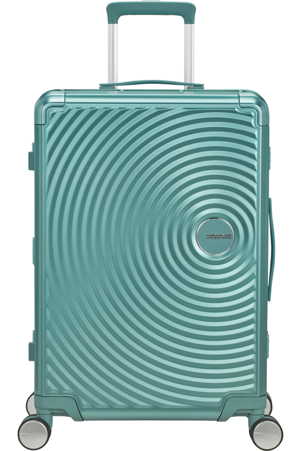 American Tourister Soundbox Alu Spinner TSA 68cm  Dusty Turquoise