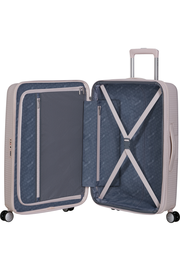 American Tourister SoundBox Spinner TSA Expandable 67cm  Beach Shimmer