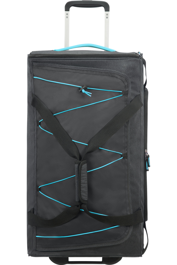 American Tourister Road Quest Duffle with Wheels M  Graphite/Turquoise