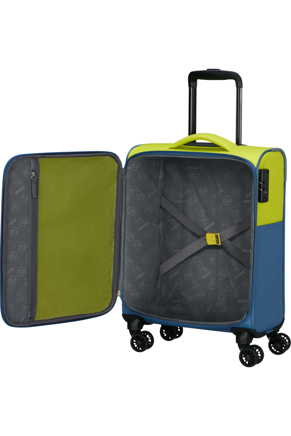 American Tourister Daring Dash Spinner Expandable TSA S  Lime/Coronet