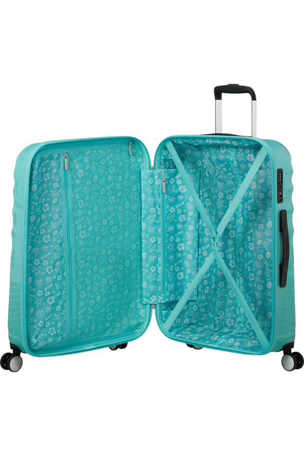 American Tourister Disney Wavebreaker Spinner TSA Disney Fl 67cm  Stitch Flower