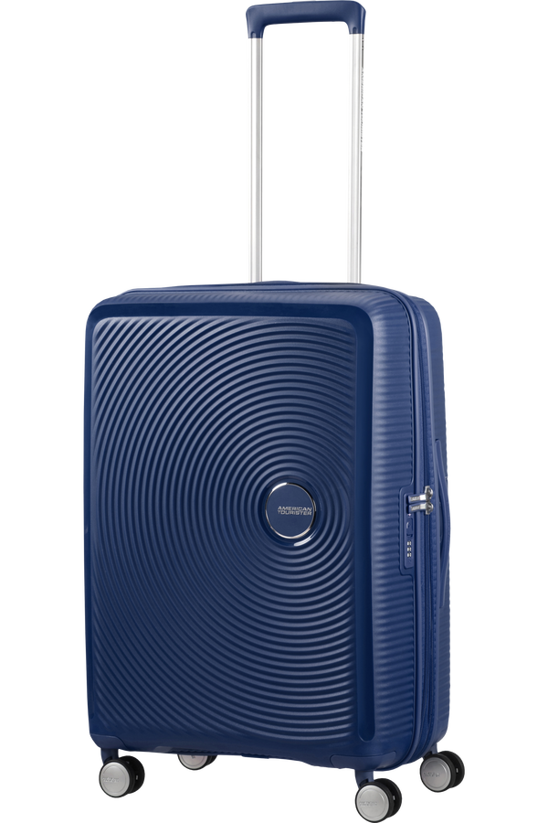 American Tourister Soundbox Spinner erweiterbar 67cm Midnight Navy